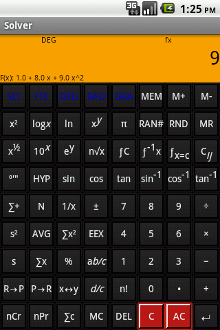 Polynomial Solver Android